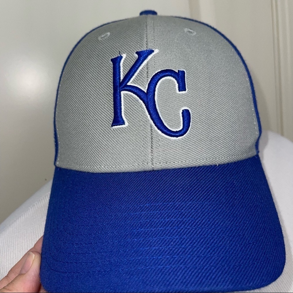 Kansas City Royals Franchise Two Tone Gray 47 Brand Adjustable Hat - Picture 3 of 10